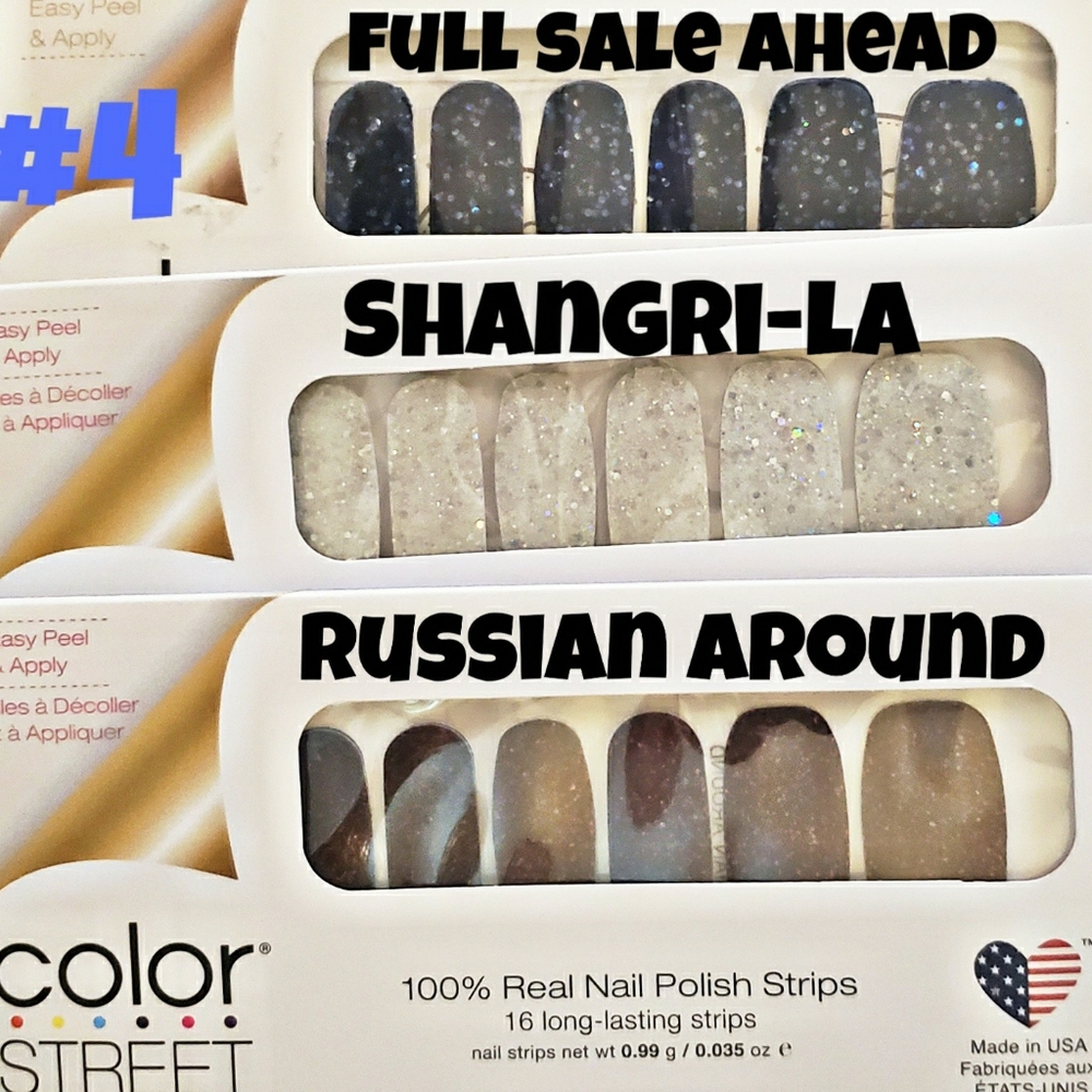 Patriotic glitter bundle.